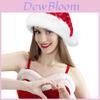Luxurious Red Plush Sequin Christmas Hat Decorative Gold Embroidered Party Accessory