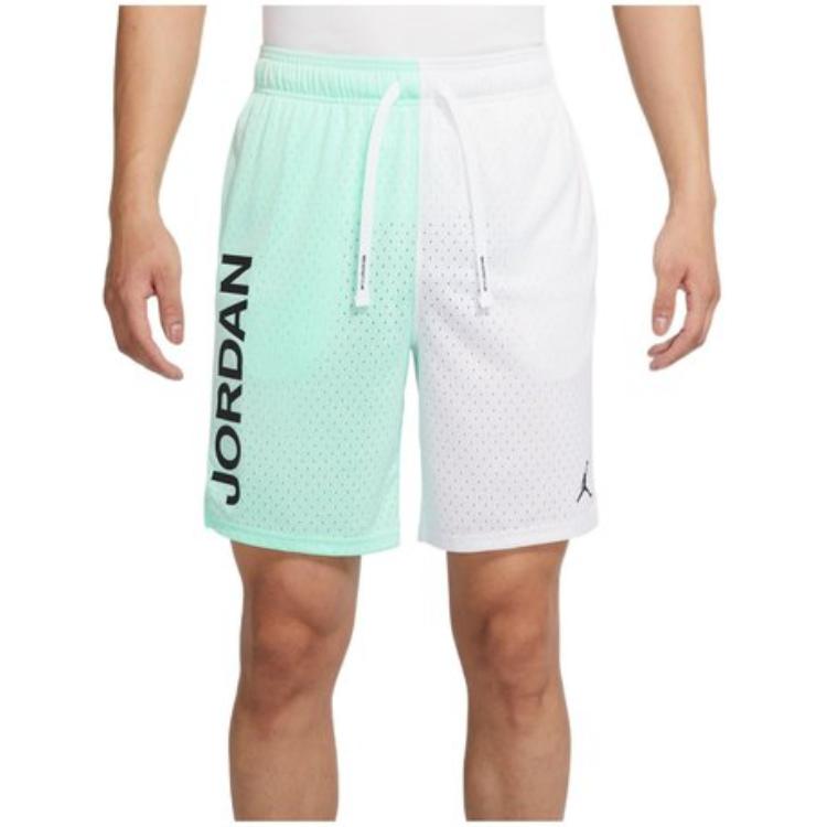Jordan Pantaloncini Casual Uomo Verde Menta Moderati DV5030-379