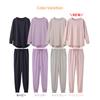 VENEX Recovery Wear Made In Japan Room Wear Long Pants Comfort Touch Jogger Pants Lavender L 8674 Women's