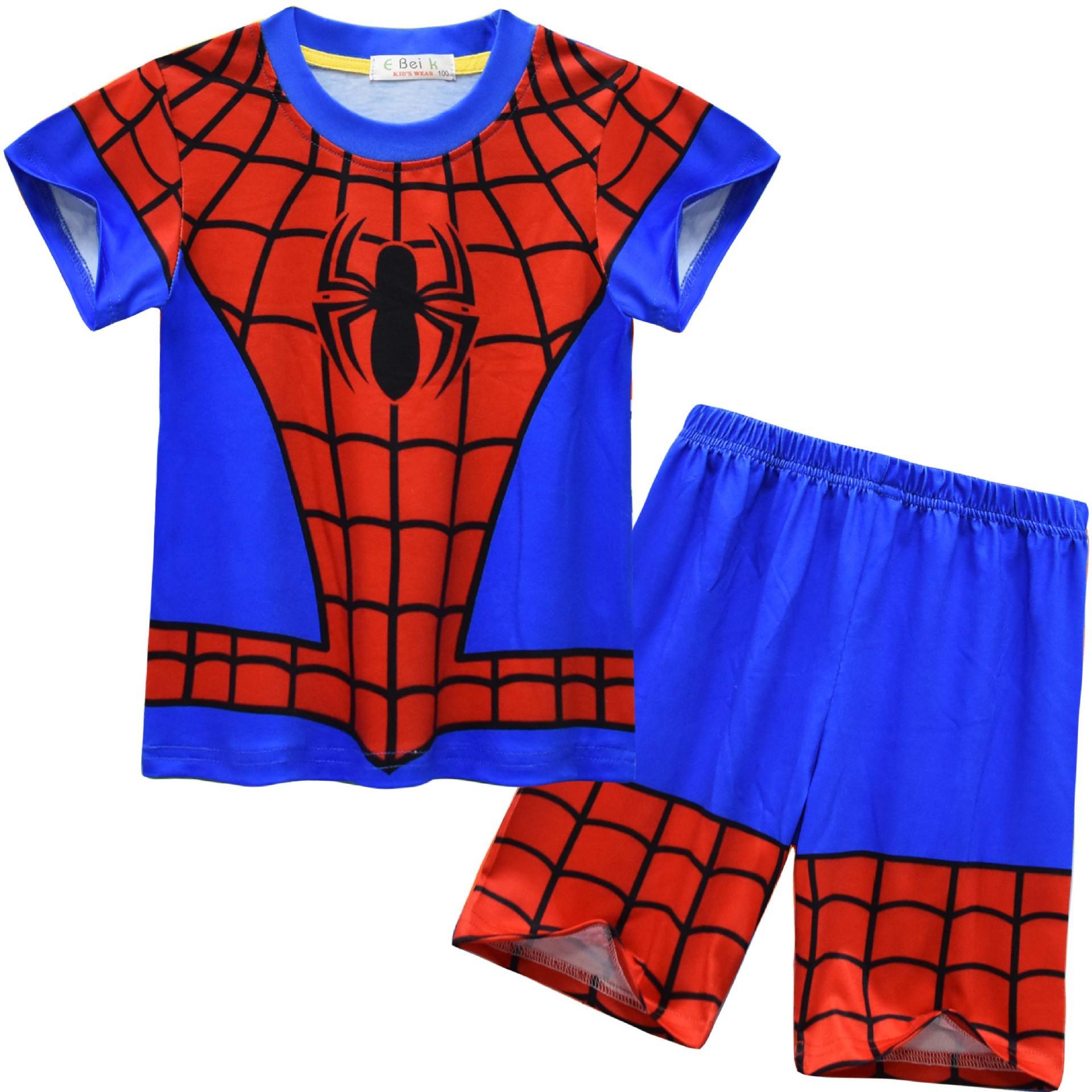 Short-Sleeved Cartoon Digital Printing, Children S Suit, Children S Short-Sleeved Loungewear Suit 92250 110
