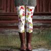 Women's Casual Fashion Outdoor Christmas Printed Slim Elastic Yoga Pants Cropped Pants