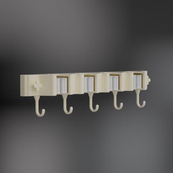 Wall Mounted Broom Holder Mop Rack Strong Load-bearing Easy To Install Universal Broom Hanger Tool Organizer Rack