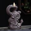 Creative Dragon Tathagata Backflow Incense Burner - Sandalwood & Agarwood Aromatherapy, Indoor Home Decor.