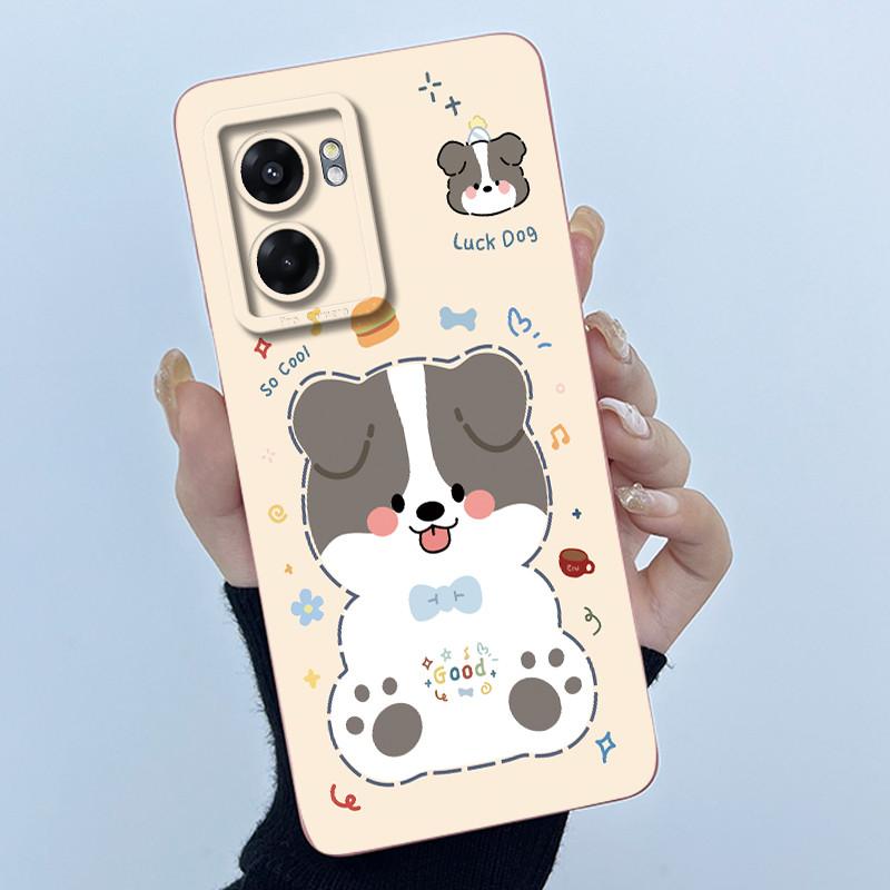 Hülle Für Realme Narzo 50 5G V23 5G Q5i Niedlicher Panda Süße Katzen Silikon Weiche Rückseite RMX3572 RMX3571 Stoßfänger Schutzhülle