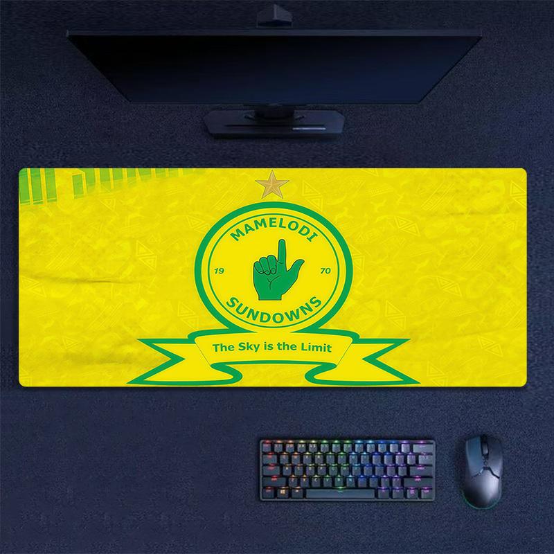 Mamelodi Sundowns Print  Cushion Non-slip Laptop Tablet Big Mousepad XXL Mat Mini PC Playmat With Lock Edge