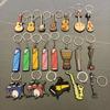 Piano Bag Jewelry Musical Instrument Pendant Guitar Keychain Guitar Key Rings Guitar Keyring Holder