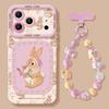 Headscarf Rabbit for iPhone17 Mobile Phone Case 16promax Apple 15 Lanyard 14 Silicone 13 Cute 12 Sets