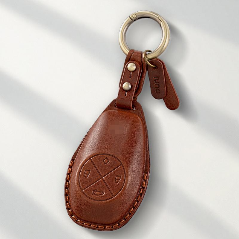 Genuine Leather Protector for Leapmotor T03 S01 C11 C01 Key Case Cover Fob