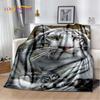 Beast Animal Tiger, Sabretooth Cartoon Soft Plush Blanket,Flannel Blanket Throw Blanket for Living Room Bedroom Bed Sofa Picnic