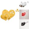 Eye-catching 3d Love Heart Mirror Wall Stickers Decal To Enhance Your Space