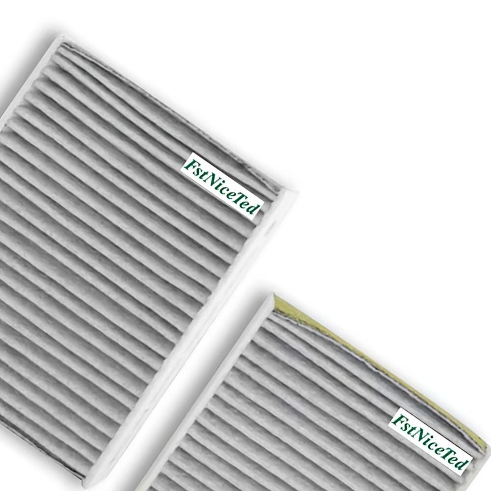 1pc Activated Carbon Yellow Non-woven Air Conditioning Filter Fits For Peugeot 2008 Citroen Yunyi Replaces 1609428080