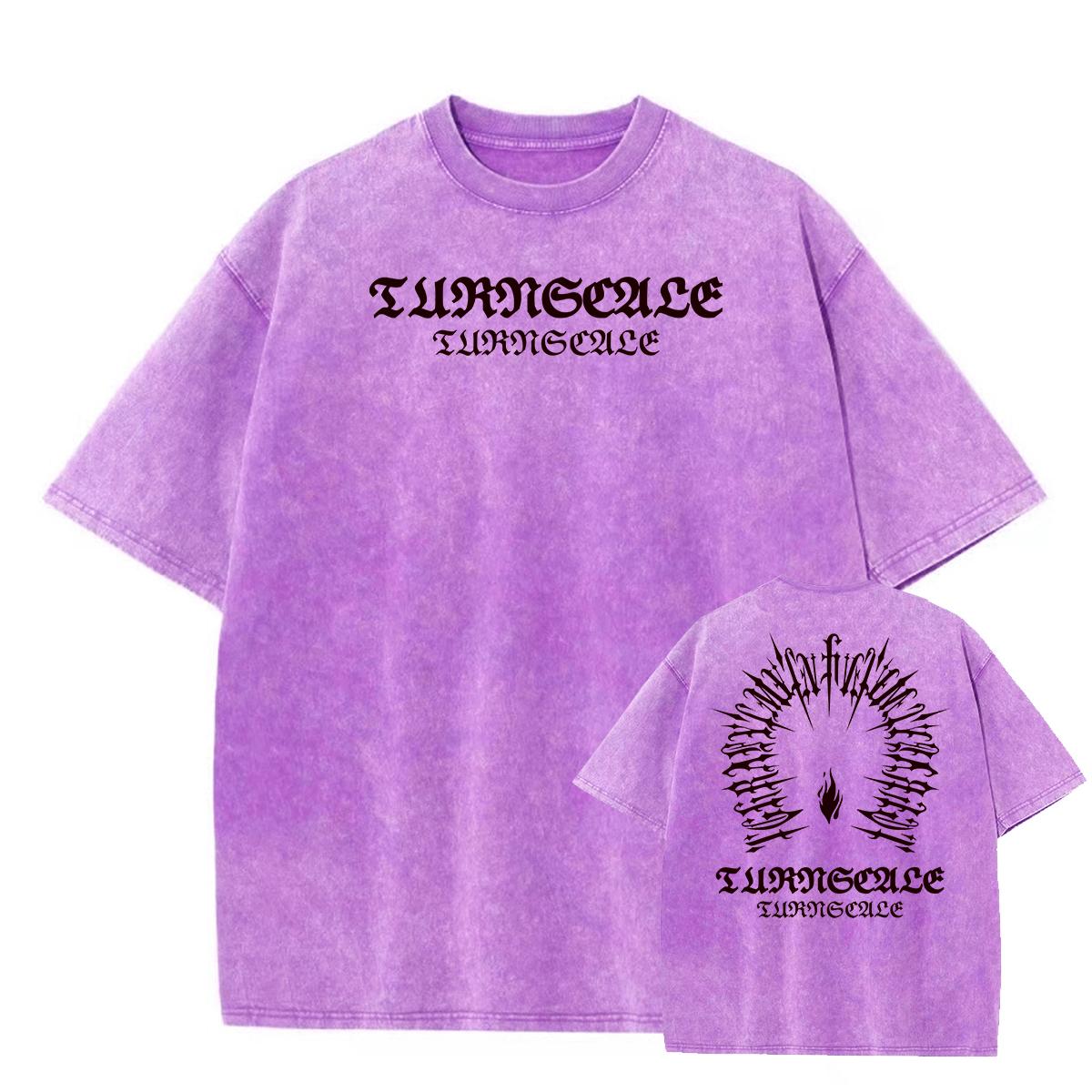 

Винтажная футболка из 100% хлопка, выстиранная кислотой, с короткими рукавами и принтом спереди и сзади, уличная одежда в стиле хип-хоп, футболки большого размера в стиле Харадзюку 5XL