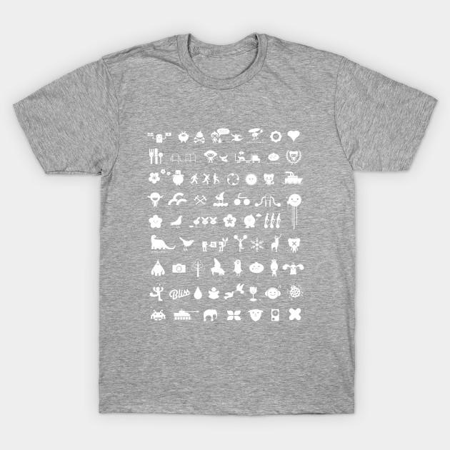 Unisex Fashion TShirt Everything Icon Print TShirt Plus Size S-5XL T-Shirt 100%Cotton Tops O Neck Short Sleeve Tees