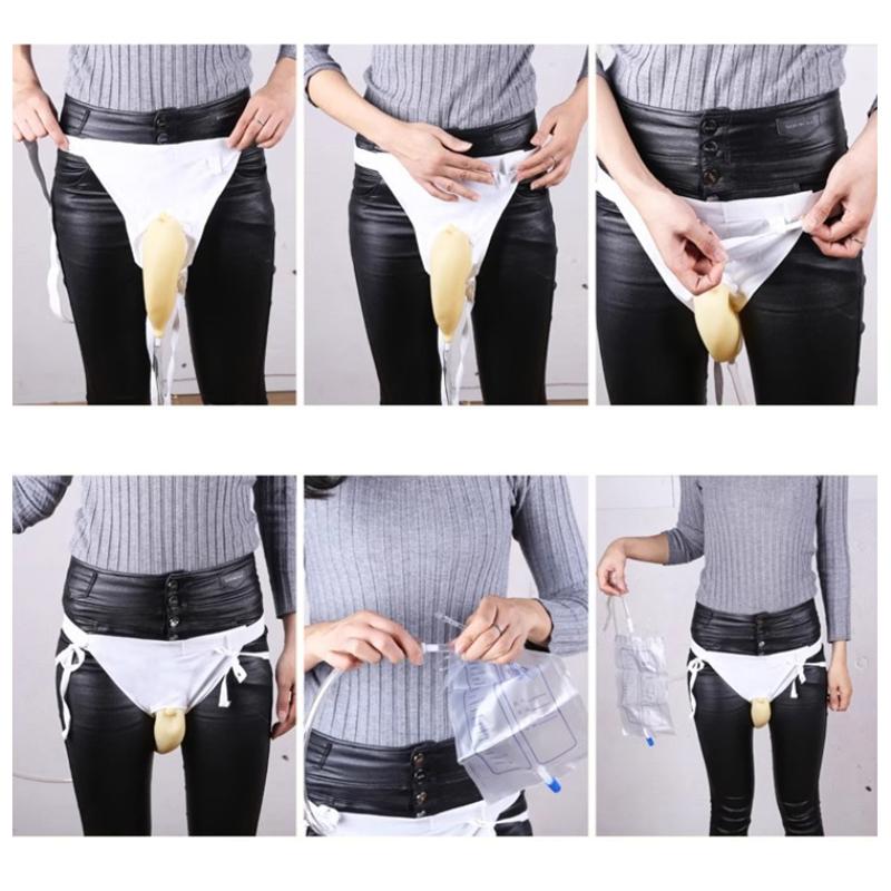 Urinal Collector Urine Bag Comfortable Urination Catheter Device Reusable Urinary Incontinence For Men Women Elderly