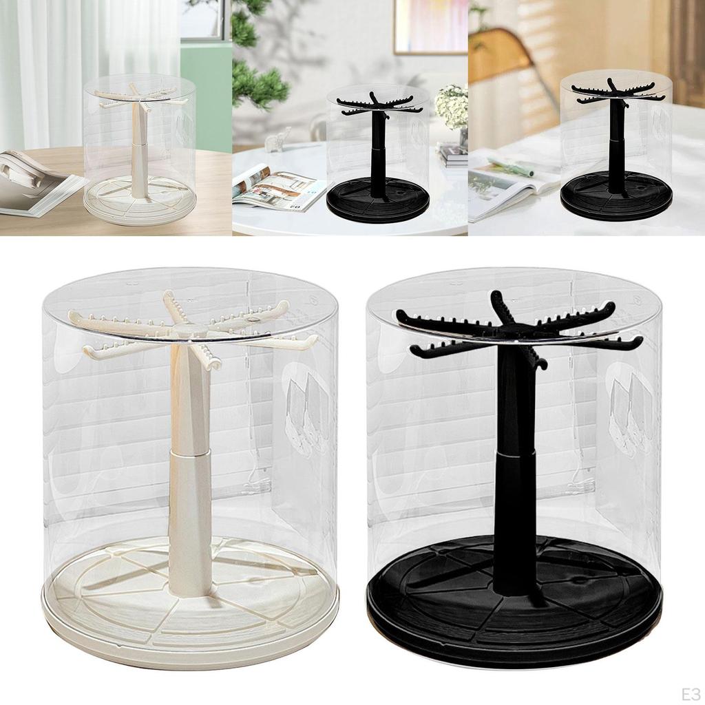 Degree Toy Display Stand Transparent Dustproof Case Suitable for Displaying Collectibles