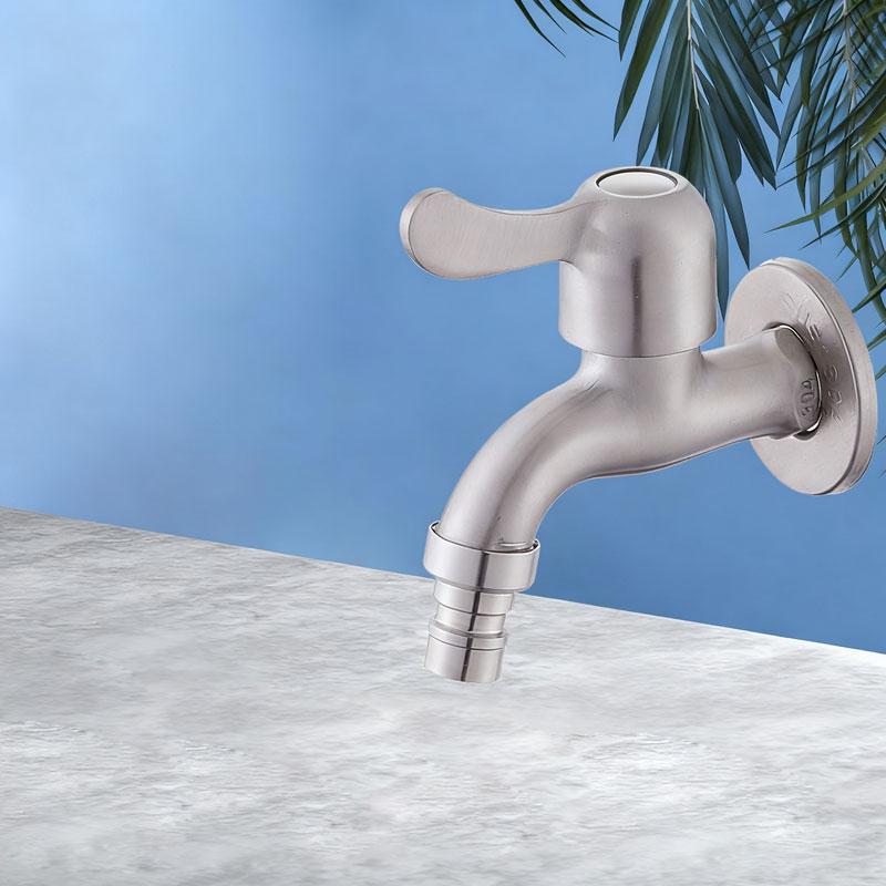 A Single Lever Kitchen Faucet Laundry Faucet Tap Sink Basin Water Tap for Home Kitchen Bathroom Toilet Laundry Washing Machine