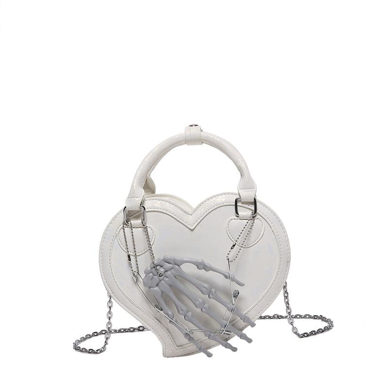 Personality creative love small bag women 2025 new Korean version fashion leopard print ins Internet celebrity popular handbag