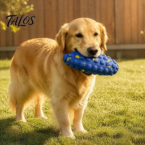 Puppy Teething Relief Toys High-Resilience Foam Dog Chew Toy, Indestructible Corn ETPU Material Teeth Cleaning Toy for Aggressive Chewers, Fetch