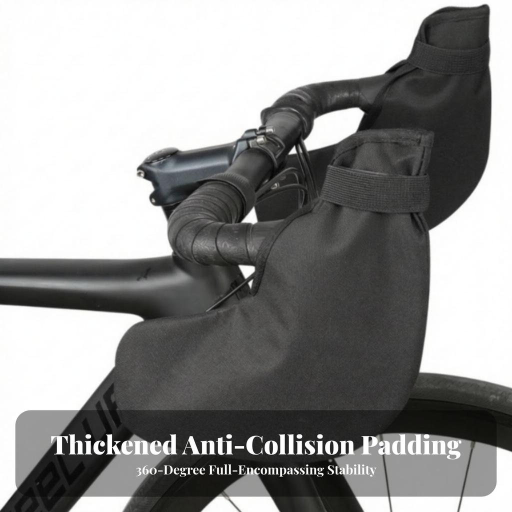 Cycle Handlebar Protection Sleeves Padded for Indoor Storage, Travel, Cyclists