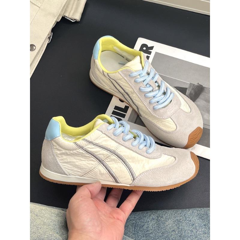 Macaron Platform Women's Spring New Flat-bottomed Leather Casual Versatile Sports Shoes