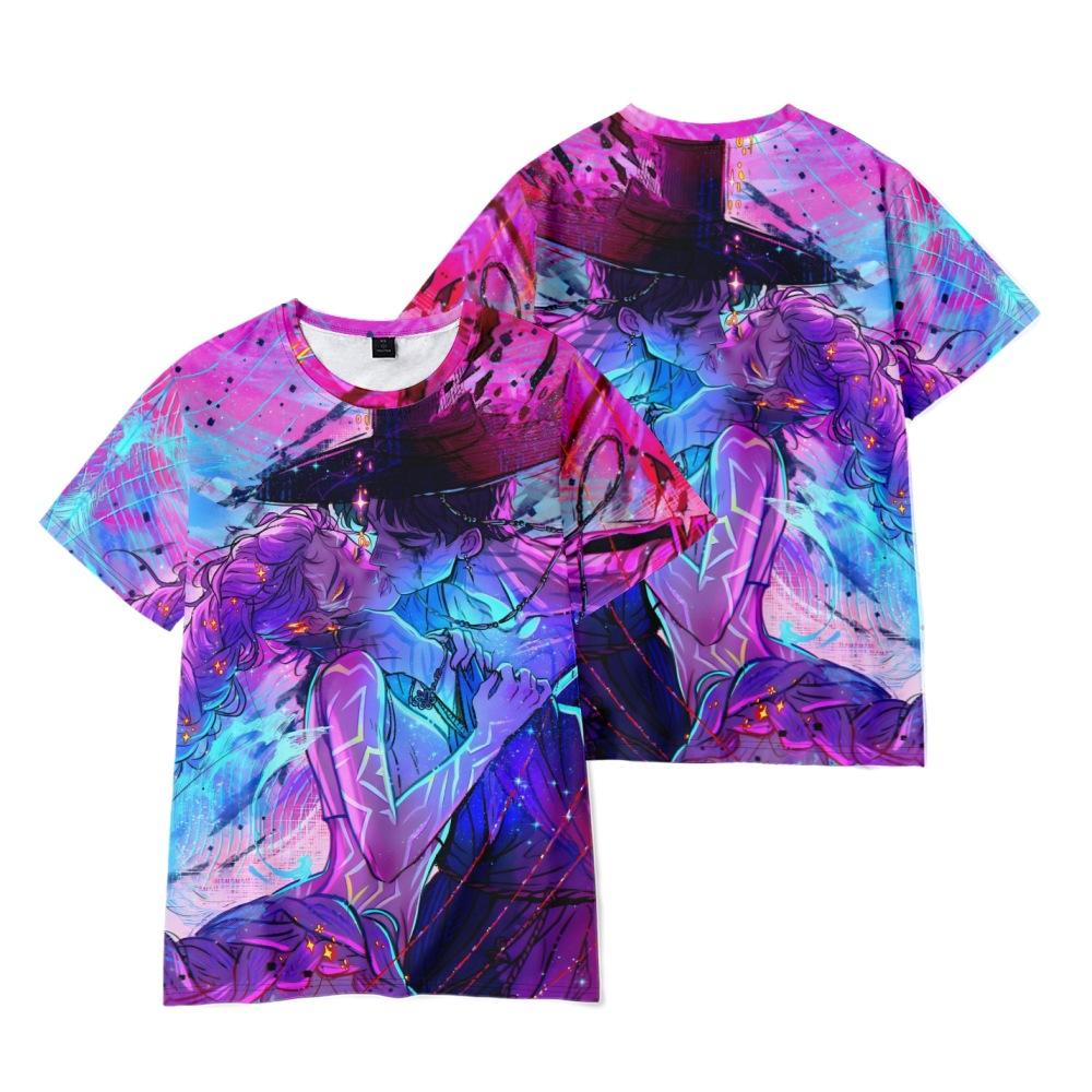 10 barev Vtipné KPop Lovci démonů Kreslené tričko Cool Pánské tričko s kulatým výstřihem Ležérní Unisex Streetwear Anime Módní tričko