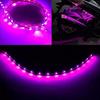 Quality Motorbike Vehicle 30cm 15 LED SMD   Flexible Waterproof DC 12V Car LED Light Strips Purple