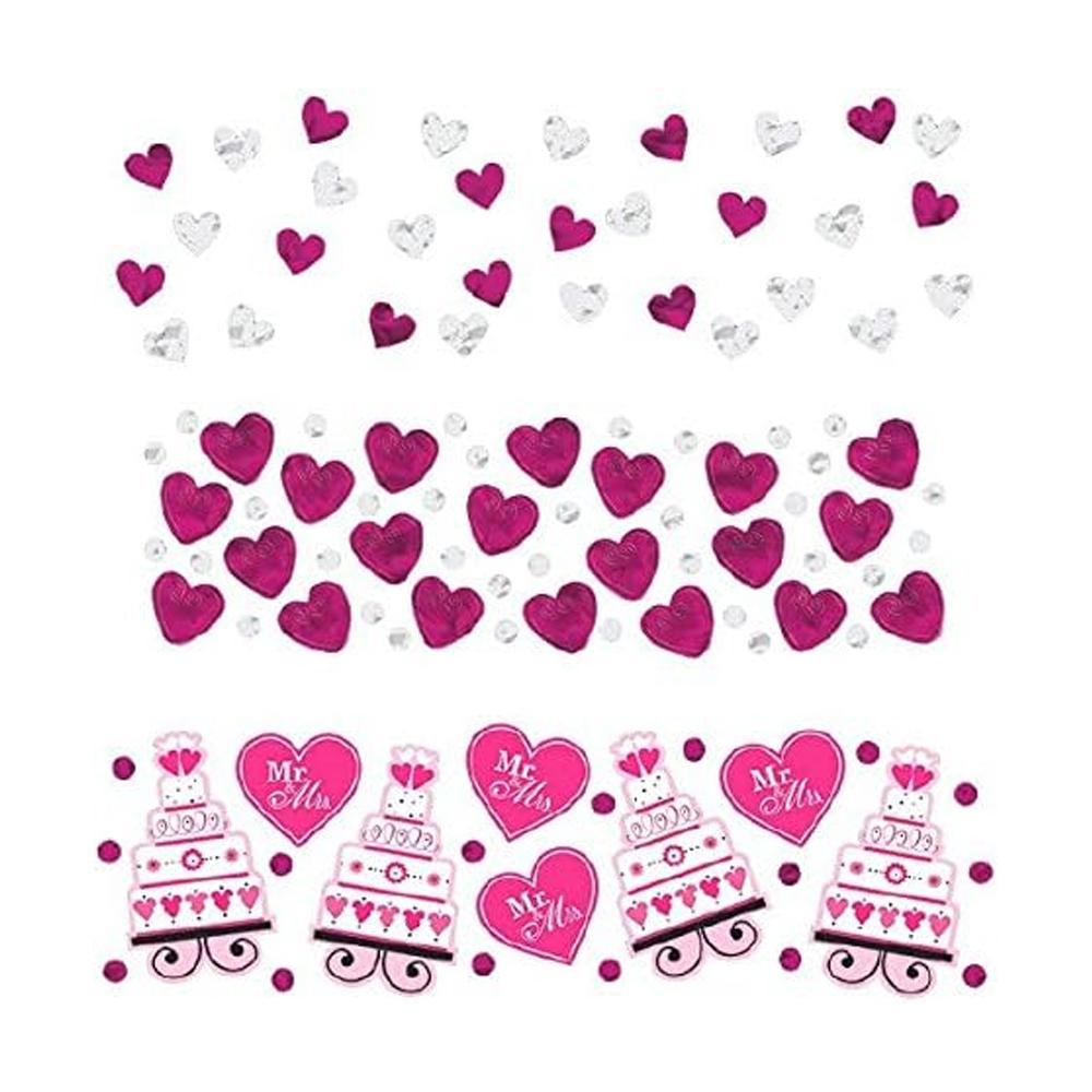 Amscan Hearts & Cakes Confetti