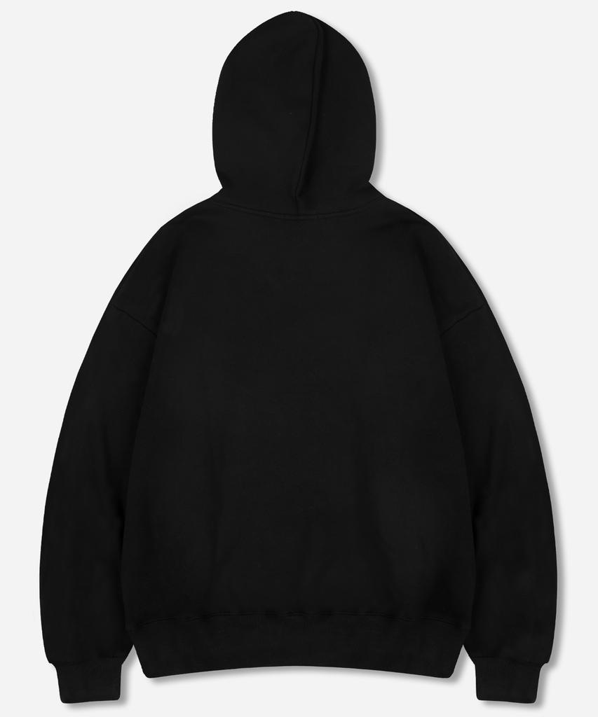 Neko Palm Logo Oversized Hoodie Black [Select Non-Fleece Or Fleece]