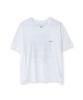 Beulaunyadeubaelleonseu Good Morning Waist Half Sleeve, White