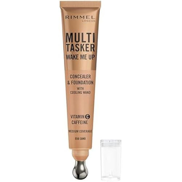 Fond De Teint Et Correcteur - RIMMEL - Wake Me Up - 50 - Sand - 20ml - Sans Parfum