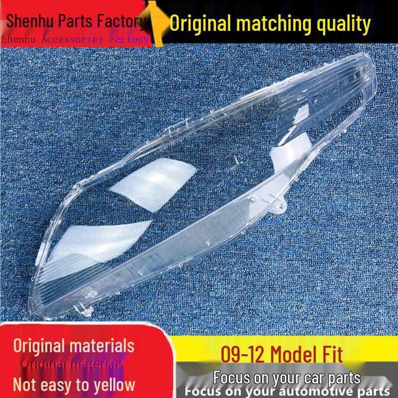 Совместимая крышка фары для Honda City 2009-2012 - Прозрачный, Прочный абажур, Корпус передней фары. Standard Driver Side without Seal - 1 Piece