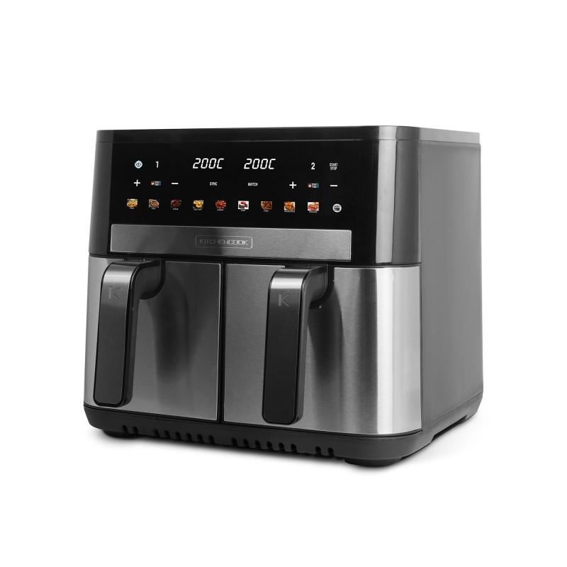 Friteuse à Air 2200w 11l Noire Airscreen11 Kitchencook