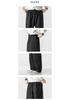 2025 Summer Japanese Style Plus Size Casual Harem Pants - Wide Leg, Solid Color