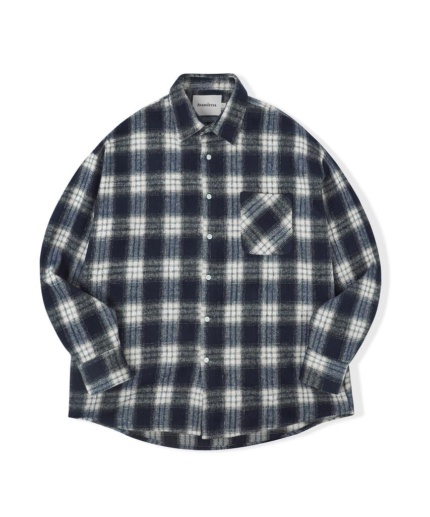 AVANDRESS Peter Check Shirt Brown