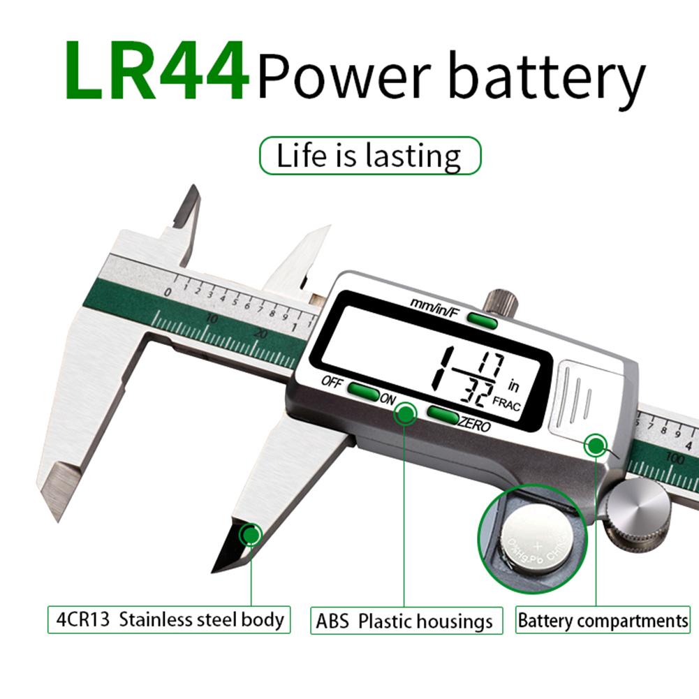 LCD Digital Display Stainless Steel Vernier Caliper Measuring Gauge Micrometer China Mainland