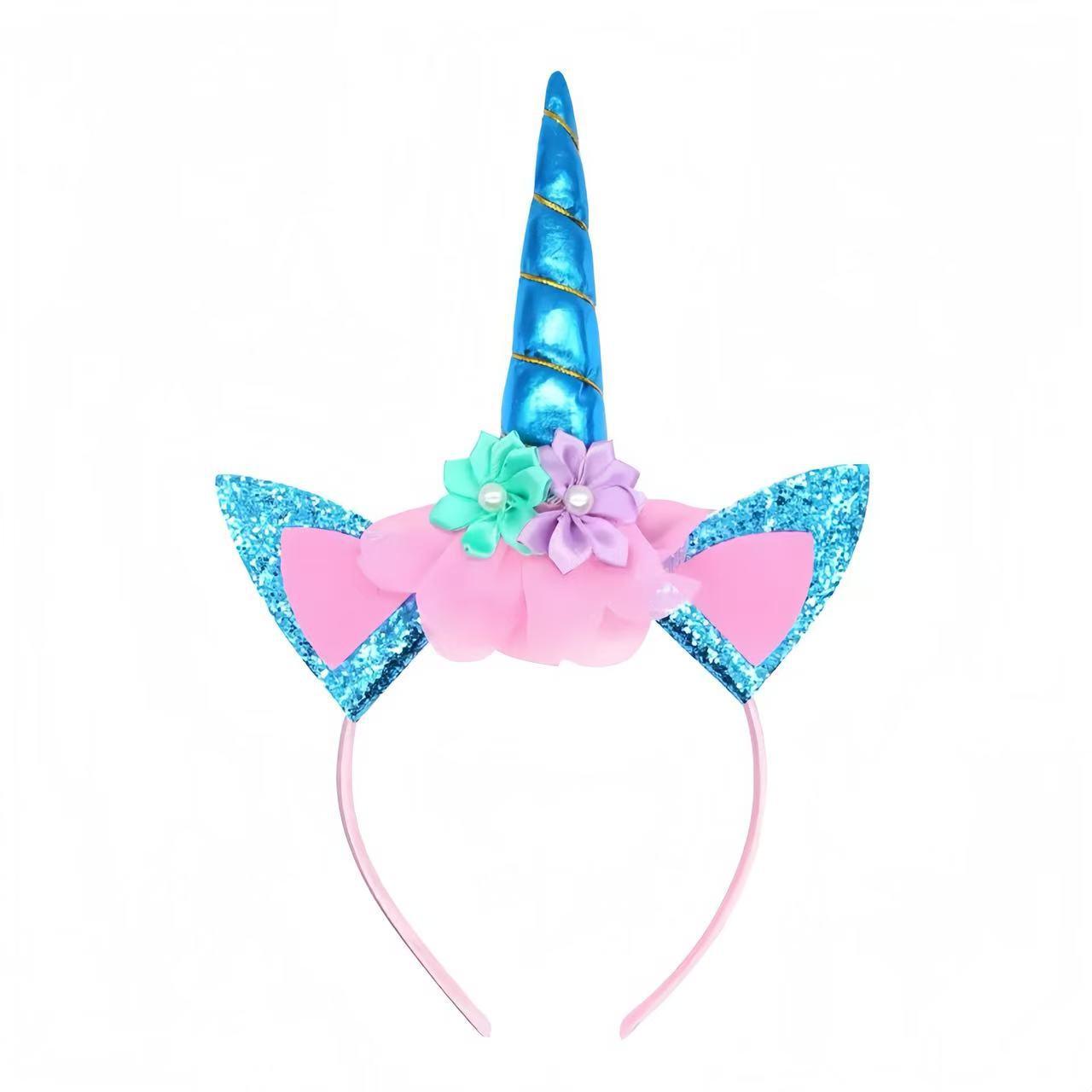 

Rainbow Unicorn Headband - Cute Halloween Hair Accessory for Girls