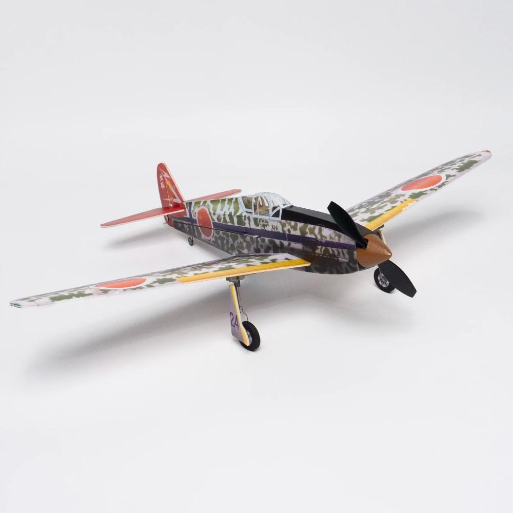 Mini KI-61 Hien rozpiętość skrzydeł 480 mm 5-kanałowy samolot stałopłatowy wersja z chowanym podwoziem Samolot RC Zabawka zewnętrzna Prezent dla dzieci