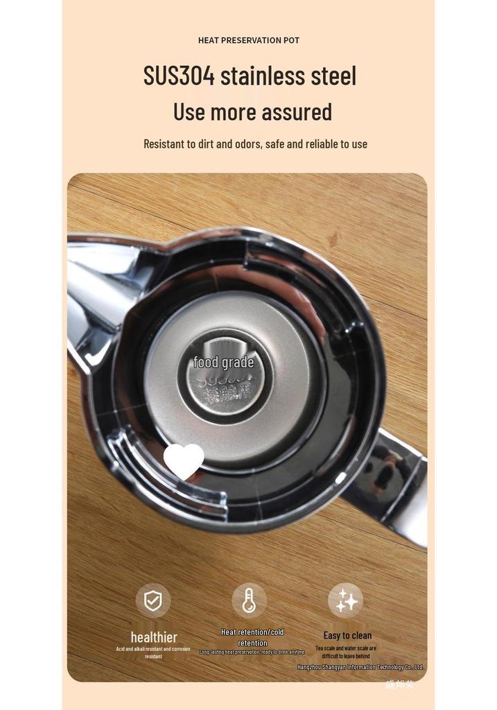 Stainless Steel Thermos Flask for Home, Restaurant, Hotel, and Teahouse - Large Capacity Hot Water Bottle