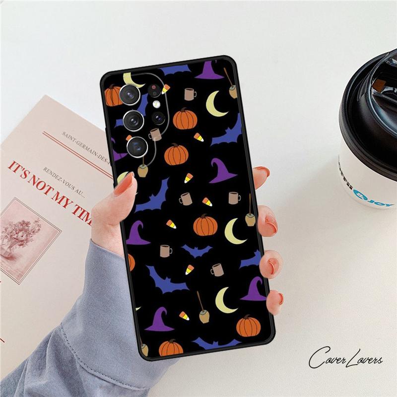 Halloween Phone Case For Samsung Galaxy S24 S25 S23 S22 Ultra Note 10 20 Plus S20 S21 FE Cover
