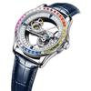 Neue AILANG Business Transparente Design Doppelseitige Original Automatische Mechanische Wasserdichte Armband Hohlgehäuse Uhren