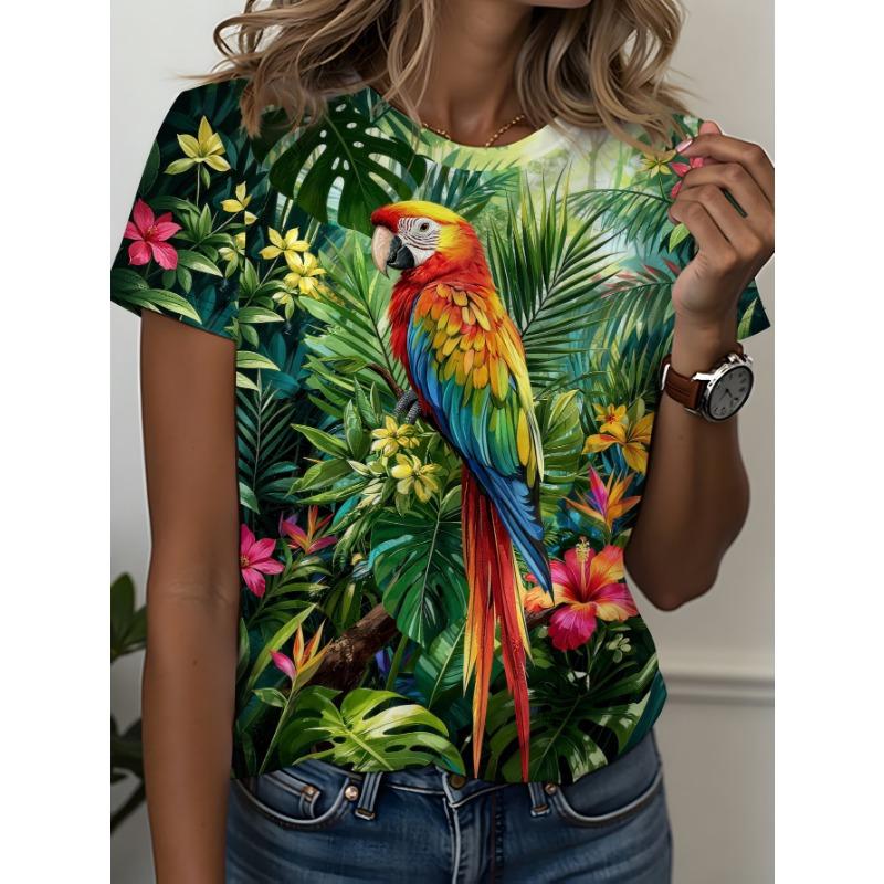 Women s summer round-neck short-sleeve top S