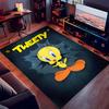 Tweety Printed Absorbent Washable Carpet, Non-Slip Bathroom Mats, Kitchen Rugs, Yoga Mat,Living Room Entrance, Camping Picnic Rugs
