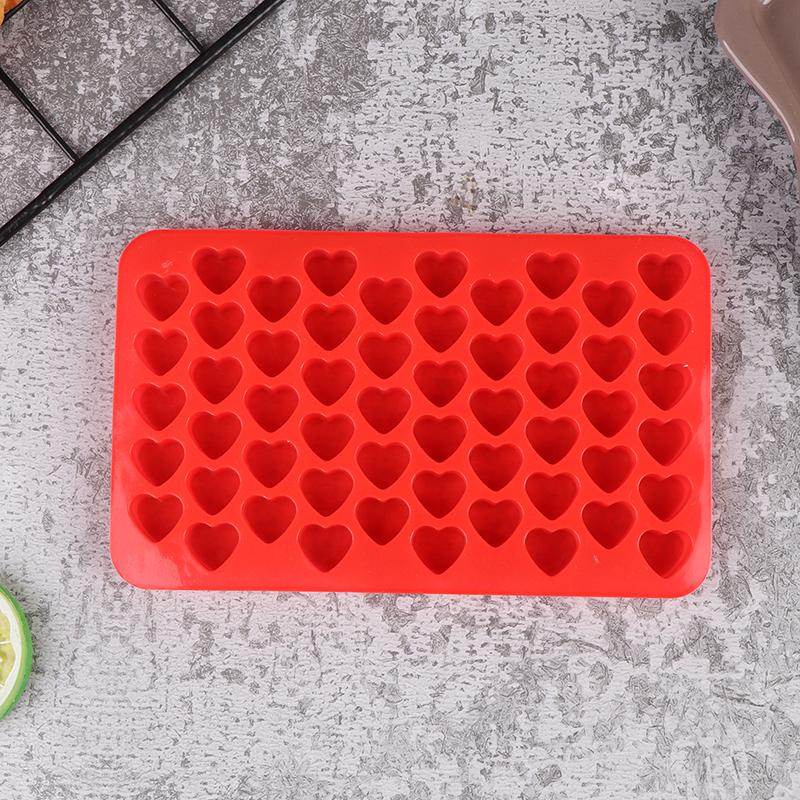 55 Small Heart Shaped Silicone Cake Mold Heart Chocolate Pastry Molds Diy Baking Decoration Kitchen Ice Cube Crystal Epoxy Mould