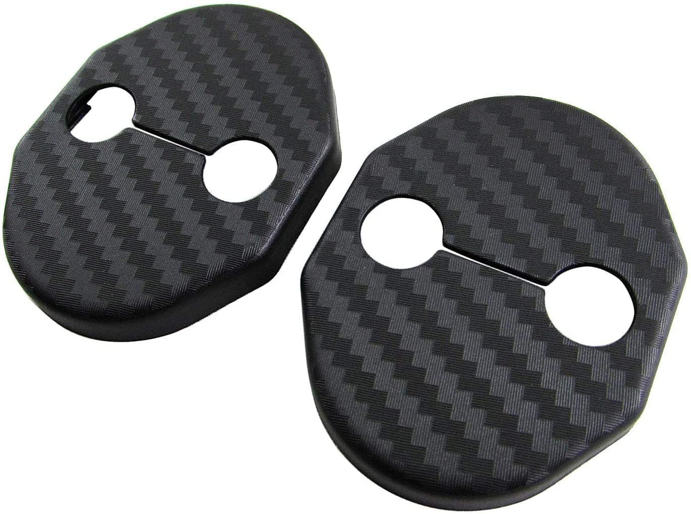 BRIGHTZ Roadster RF NDERC Carbon Style Door Striker Cover 2PC