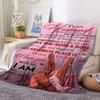 1PC Wedding Anniversary Gift Blanket - Soft Warm All-Season Throw for Sofa, Bed, Car, Office, Throw For Sofa yy250916122