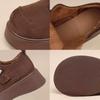 Retro Thick-soled Shoes for Women, New Style, Soft Sole, Heightening, Casual Shoes