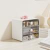 Transparent Design Desk Pen Holder Multifunctional Storage Shelf Sundries Rack Sorting Box  Office