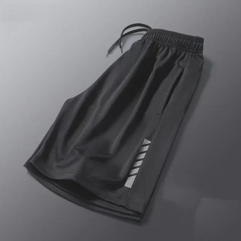 Men's Quick-Dry Ice Silk Running and Basketball Shorts