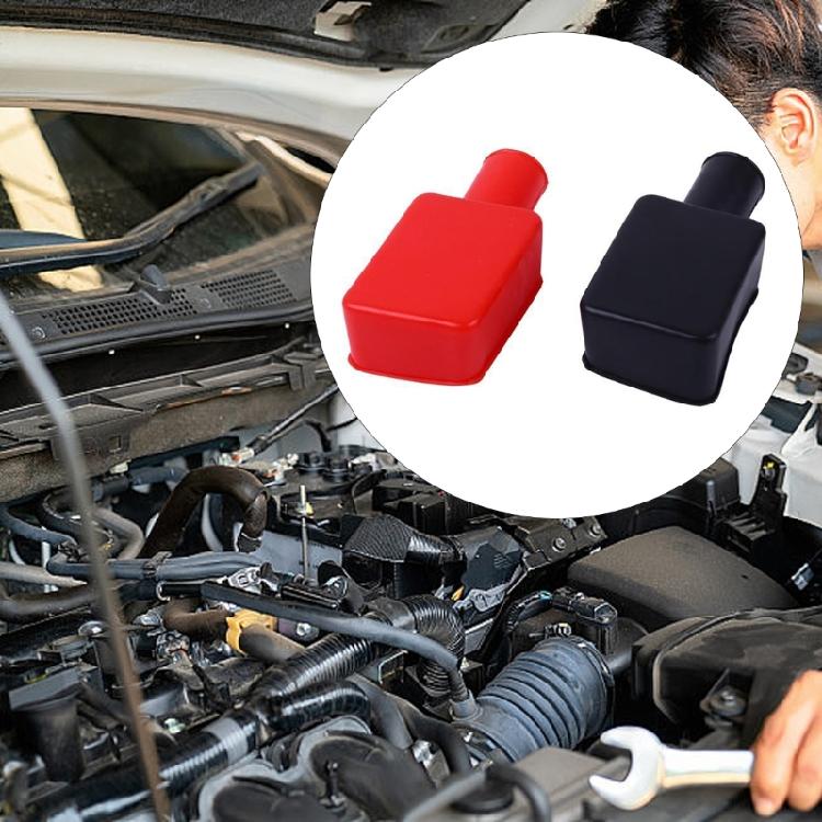 6Pcs Battery Terminal Covers,Battery Terminal Caps Soft Rubber Positive Negative Insulating Stud Covers