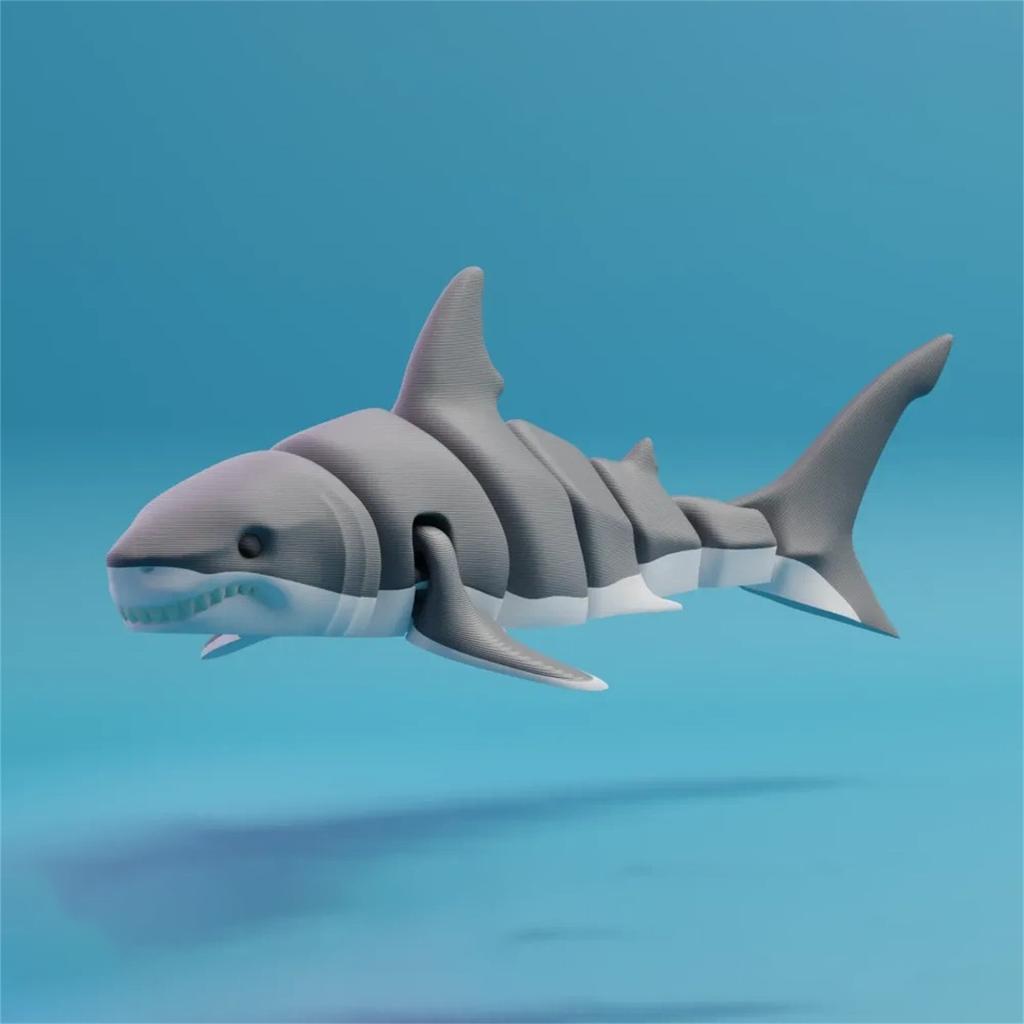 3D-gedrucktes flexibles Gelenktier-Modell Lernspielzeug Interaktive artikulierte Figur für Lern- und Ausstellungszwecke
